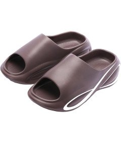 Sandały Klapki Unisex materiał EVA brązowe rozmiar 36-37