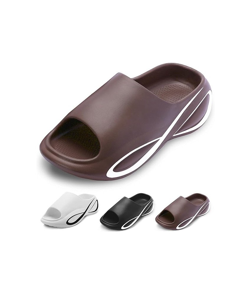 Sandały Klapki unisex materiał EVA brązowe rozmiar 40-41