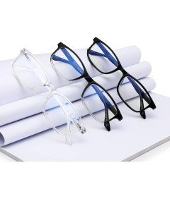 Očala za branje s filtrom modre svetlobe 4 kosi Zoom 2x