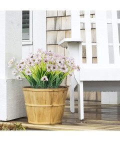 Umetne rože za dekoracijo 10 šopkov bele svile