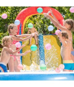 Balony Wodne Wielokrotnego Użytku 10 sztuk Silikonowe Kolorowe