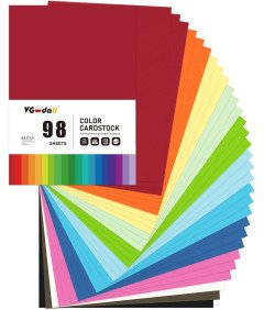 Barvni papir 49 listov A4 300 g/m² Tehnični papir Block Thick