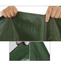 STARPYNG Plandeka Okryciowa Wodoszczelna 180 g/m² 3m x 4 m Zielona