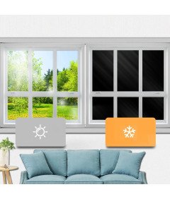 Harvakid Folia Okienna Blokowanie Promieni UV i Światła 60 cm x 200 cm