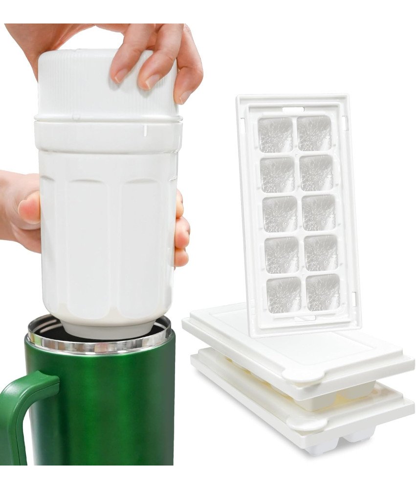 Komplet pladnjev za ledene kocke s 3 pladnji za ledene kocke po 10 kock