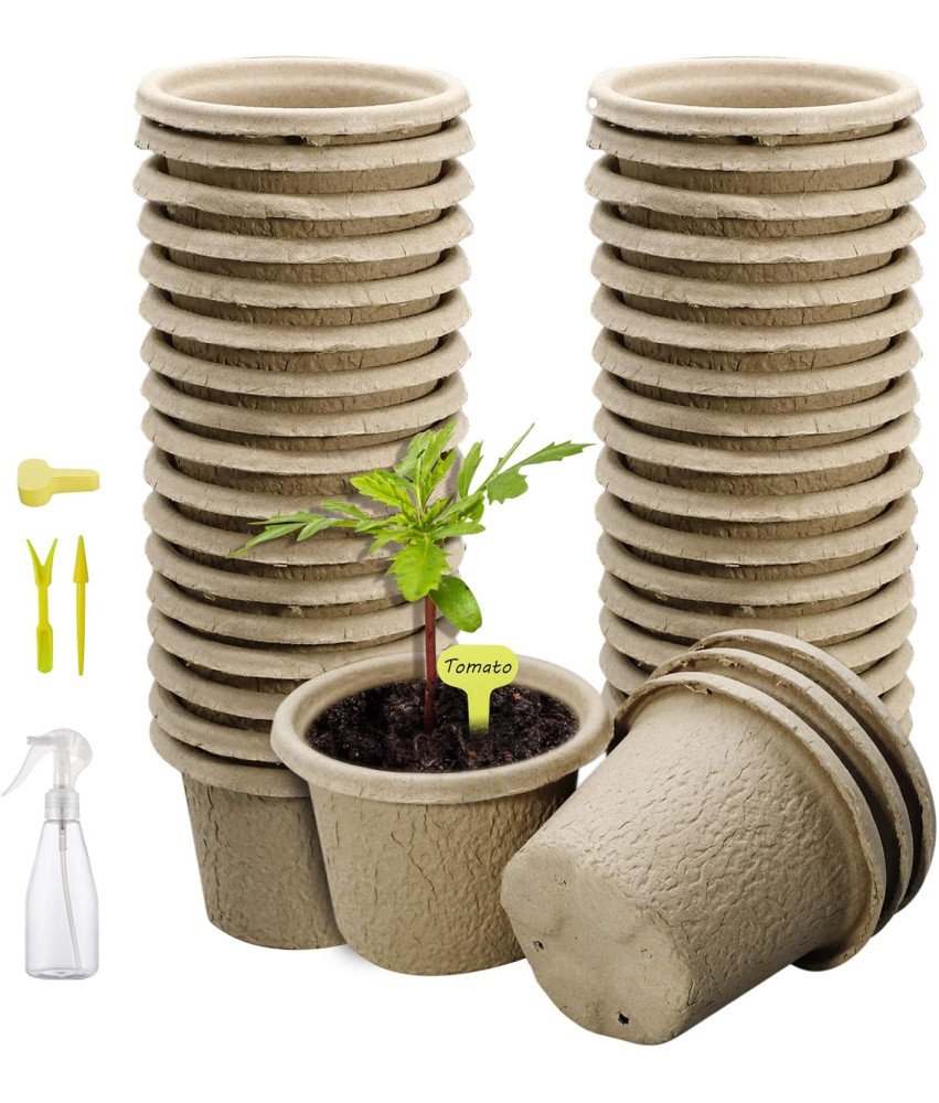 SYITCUN biorazgradljivi šotni lonec komplet 60 kosov dodatkov