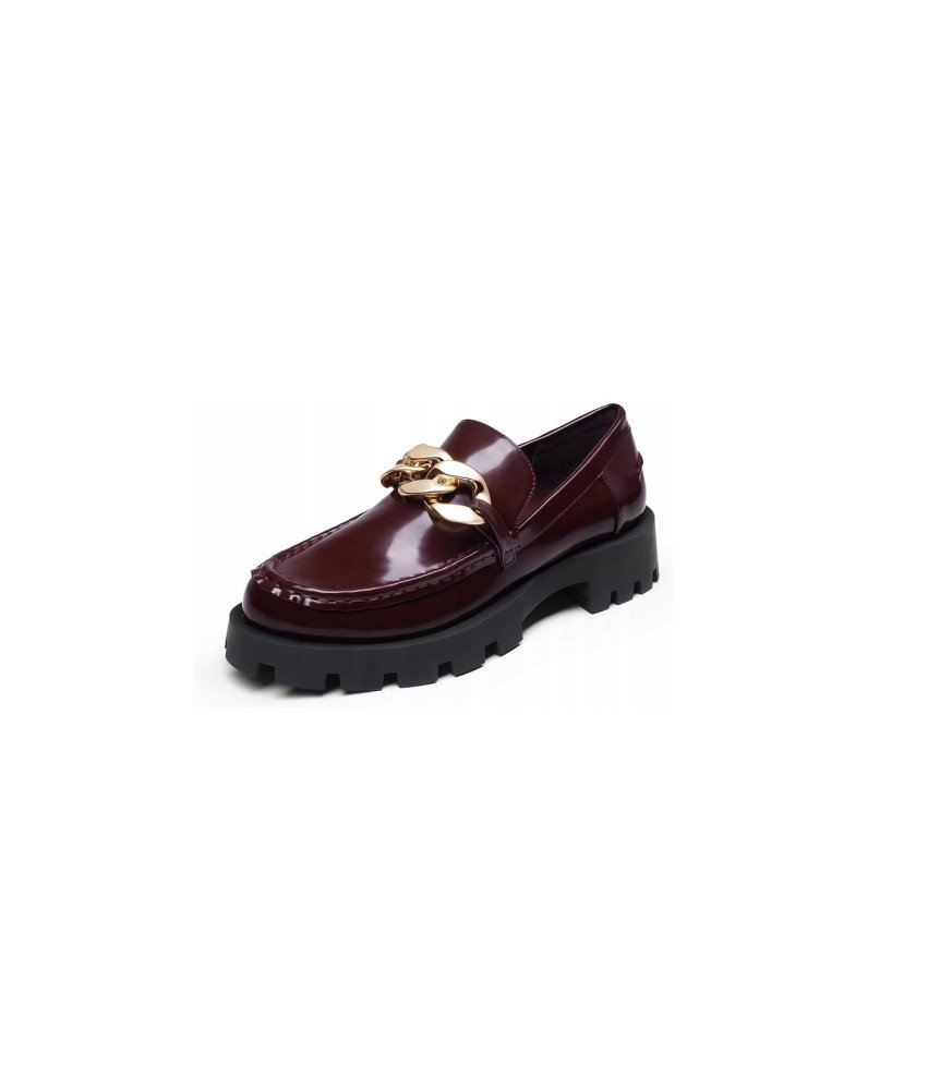 DREAM PAIRS ženske platforme mokasini Burgundija velikost 40