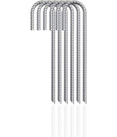 Kotwica Gruntowa Wytrzymałe Kołki 31 cm Do Namiotów i Trampolin 6 szt