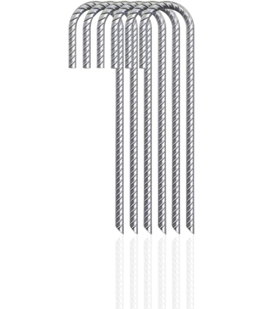 Kotwica Gruntowa Wytrzymałe Kołki 31 cm Do Namiotów i Trampolin 6 szt