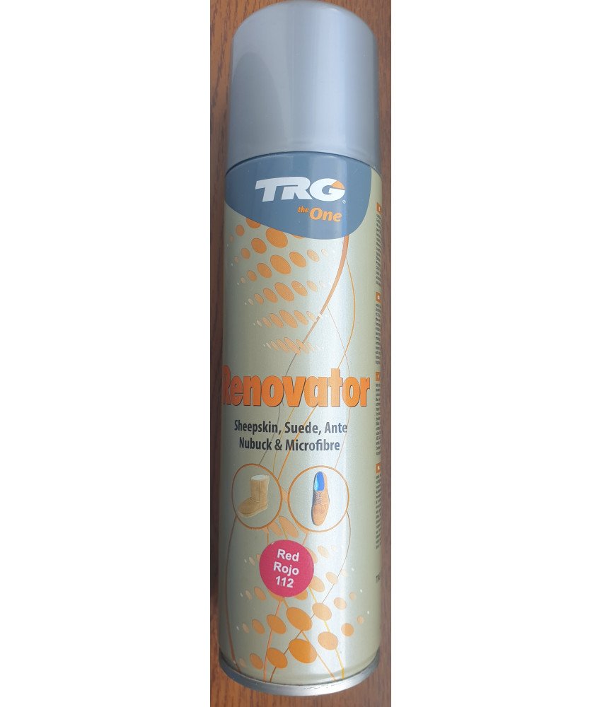 TRG Spray do butów zamszowych i nubukowych czerwony 250 ml. Renowator