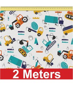 DreamRoots Wodoodporne Płótno Motyw Ciężarówek 160 cm x 200 cm