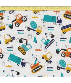 DreamRoots Wodoodporne Płótno Motyw Ciężarówek 160 cm x 200 cm