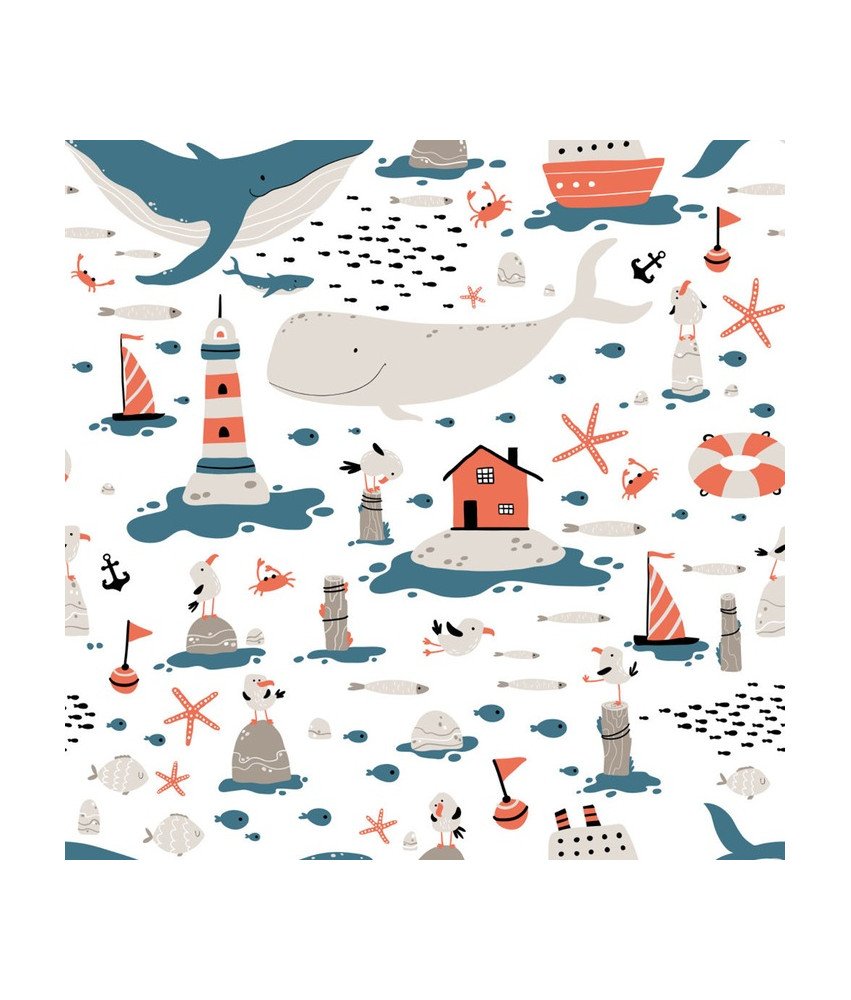 DreamRoots Wodoodporne Płótno Motyw Morza 160 cm x 200 cm