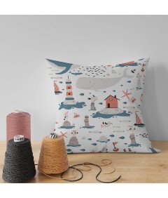 DreamRoots Wodoodporne Płótno Motyw Morza 160 cm x 200 cm