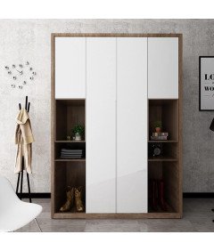 Samoprzylepna Tapeta Biała Błyszcząca 40 x 300 cm Folia Winylowa