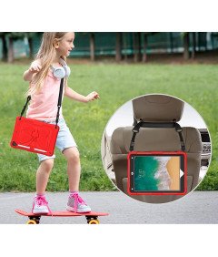 Etui na iPad Air 2 i iPad Pro 9.7 cala z Paskiem na Ramię Czerwone