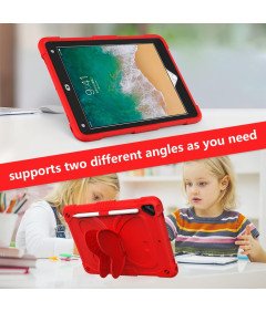 Etui na iPad Air 2 i iPad Pro 9.7 cala z Paskiem na Ramię Czerwone