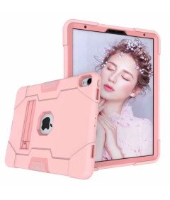 Wytrzymałe Etui do iPad 10.2 z Wygodnym Stojakiem Różowe