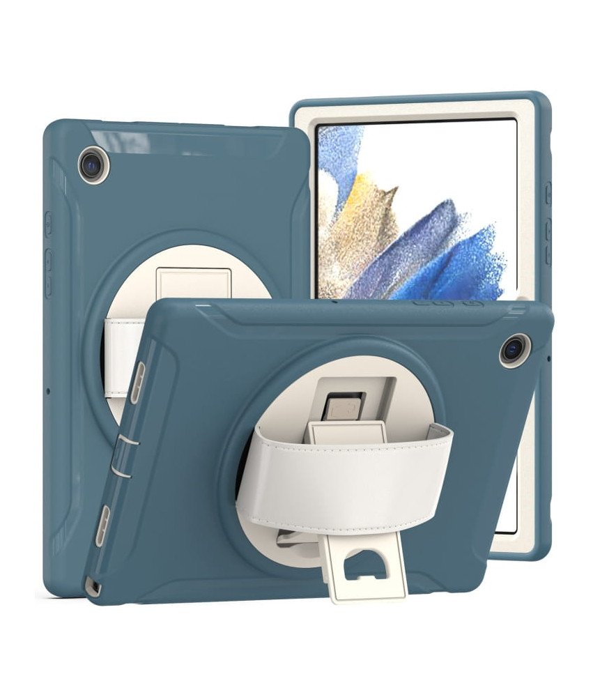 Ohišje za iPad Mini 4/5 s stojalom in vrtljivim ročajem, modro