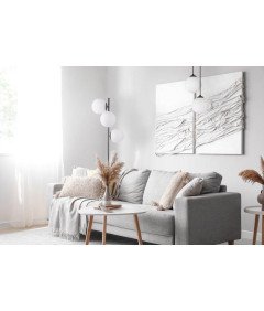 Siva grafitna kovinska talna svetilka s 3 kroglami 175cm x 42cm
