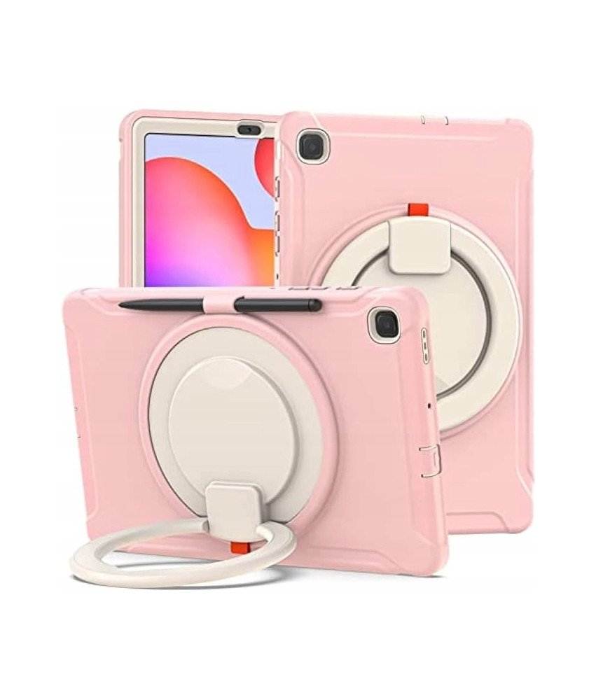 Etui do iPad Air4 10.9/Air5 10.9 z Podstawką Miejscem na Rysik Różowe