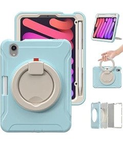 Ohišje za iPad Mini 6 8,3" Armoured s stojalom Blue