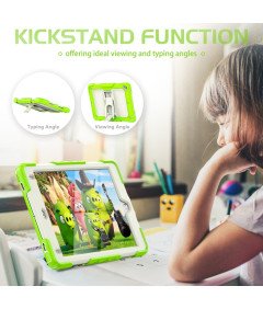 Etui do iPad 10.2 z Regulowaną Podstawką Wytrzymałe Zielone
