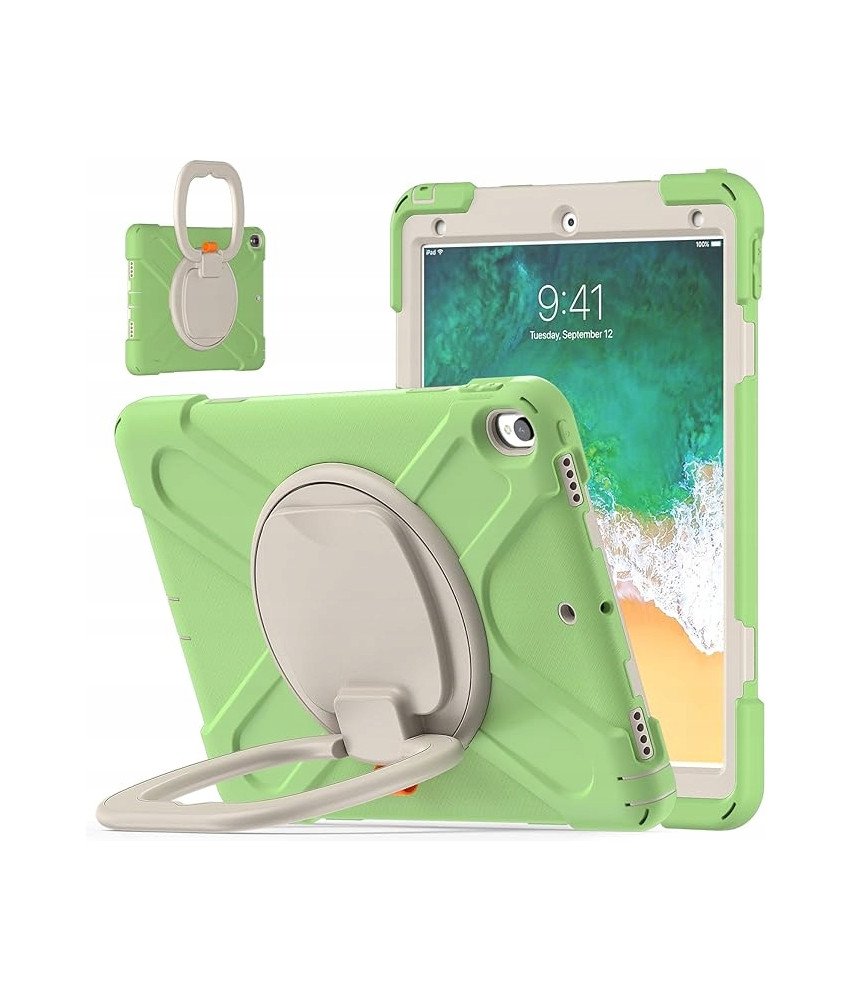 Etui do iPada Pro 10.5 2017/2019 Obudowa Z Obrotowym Uchwytem Zielone
