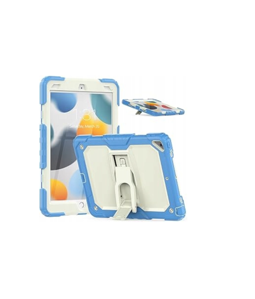 Etui do iPad Air 3/Pro 10.5" Pancerne z Paskiem i Stojakiem Niebieskie