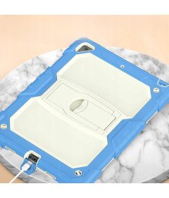 Etui do iPad Air 3/Pro 10.5" Pancerne z Paskiem i Stojakiem Niebieskie