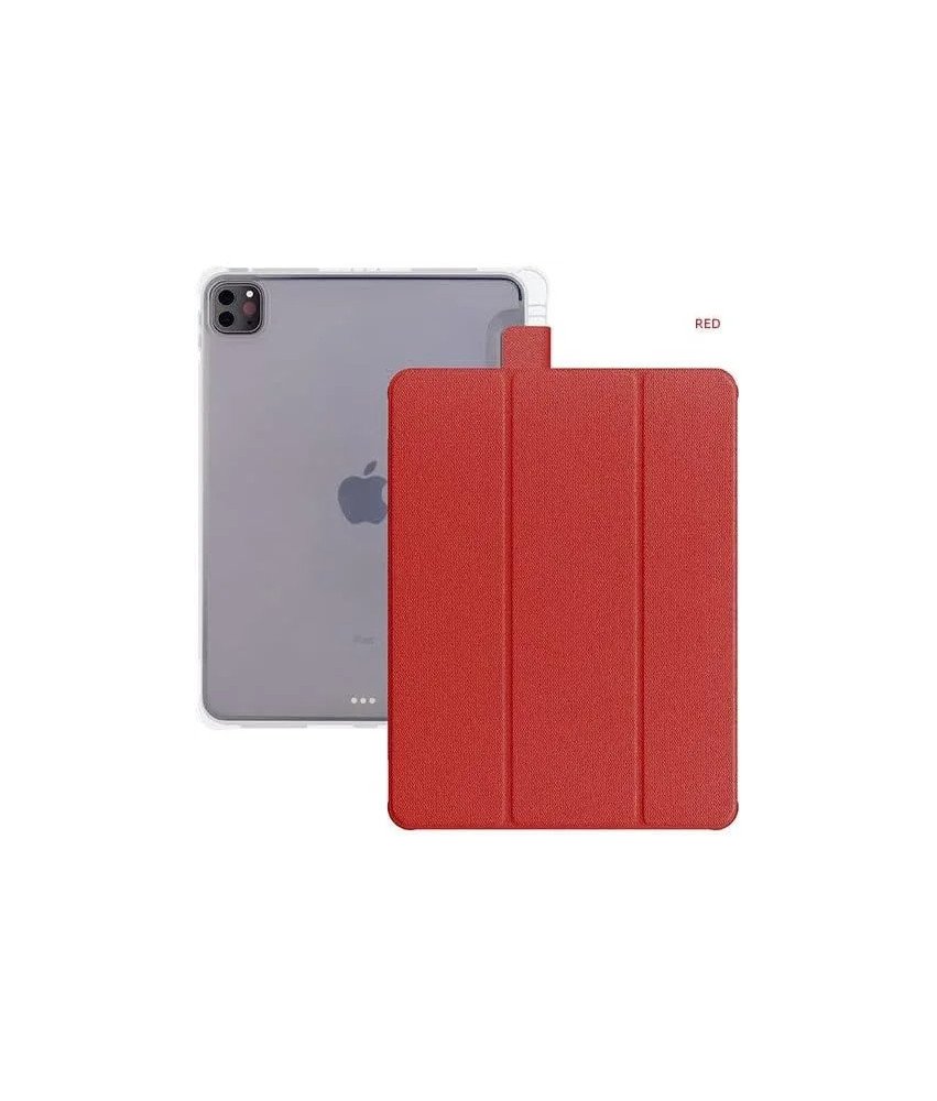 Etui do Tabletu iPad Pro 11 2021 z Klapką Wytrzymałe Czerwone