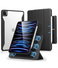 Magnetyczne Etui na Tablet iPad Pro 11" 2022/2020/2018 TPU z Klapką Czarny