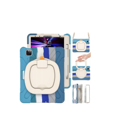 Ohišje za tablični računalnik iPad Pro 3/2/1 11" s stojalom, trpežno modro