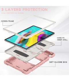 Etui do iPad Pro 12.9 z Podstawką Wytrzymałe Różowe