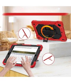 Pancerne Etui do iPad 7/8/9 Generacji 10.2 Cali Czerwone