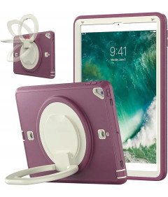 Etui do iPad 9,7 cala 2017/2018 z Podstawką i Uchwytem Fioletowe