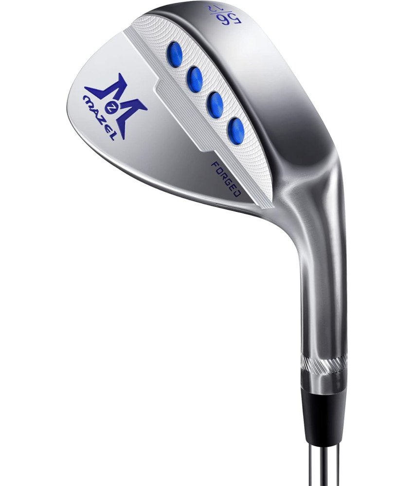 MAZEL Klin Golfowy 89,5 cm Srebrno-niebieski 23 Stopnie Loftu