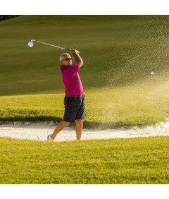 MAZEL Klin Golfowy 89,5 cm Srebrno-niebieski 23 Stopnie Loftu