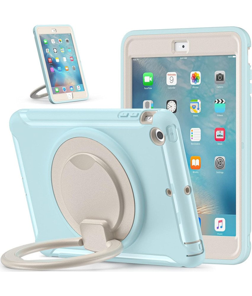 Etui z Uchwytem do iPad Pro 12.9 Cala (2021) Pancerne Jasnoniebieskie