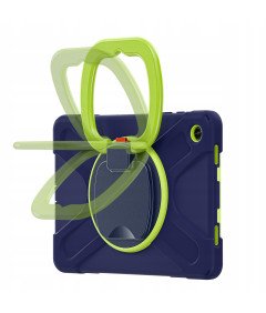 Etui do Samsung Galaxy Tab A7 10,5" (2020) Granatowo-zielone