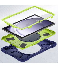 Etui do Samsung Galaxy Tab A7 10,5" (2020) Granatowo-zielone