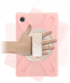 Oklepno ohišje z držalom za Samsung Galaxy Tab A7 Lite T220/225 Pink