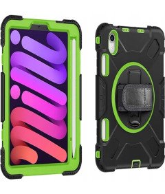Etui na Tablet iPad Mini 6 8.3" z Uchwytem Wytrzymałe Zielone