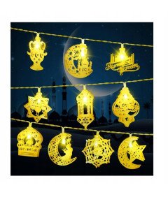 LED girlanda za ramadansko dekorativno razsvetljavo 1,5 m