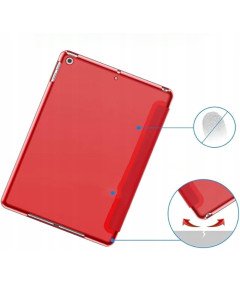 Ohišje za iPad Pro 11 2021/2020/2018 usnje z zavihkom rdeče