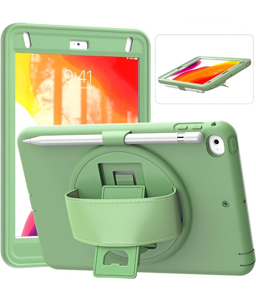 Ohišje s stojalom in držalom za iPad Mini 5/Mini 4 7,9 palca, zeleno