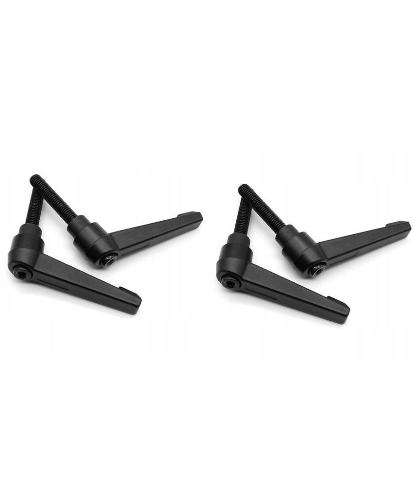 Komplet vpenjalnih vzvodov M8 20 mm 4 kosi Črna