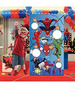 Igra z vrečkami za metanje za otroke na prostem