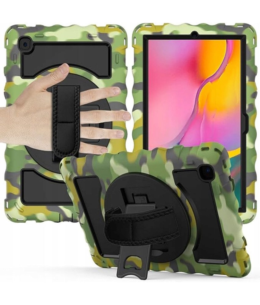 Ohišje za Samsung Tab 10,4" s stojalom in držalom Rugged Moro motiv