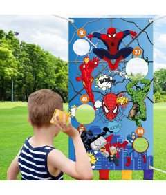 Igra z vrečkami za metanje za otroke na prostem